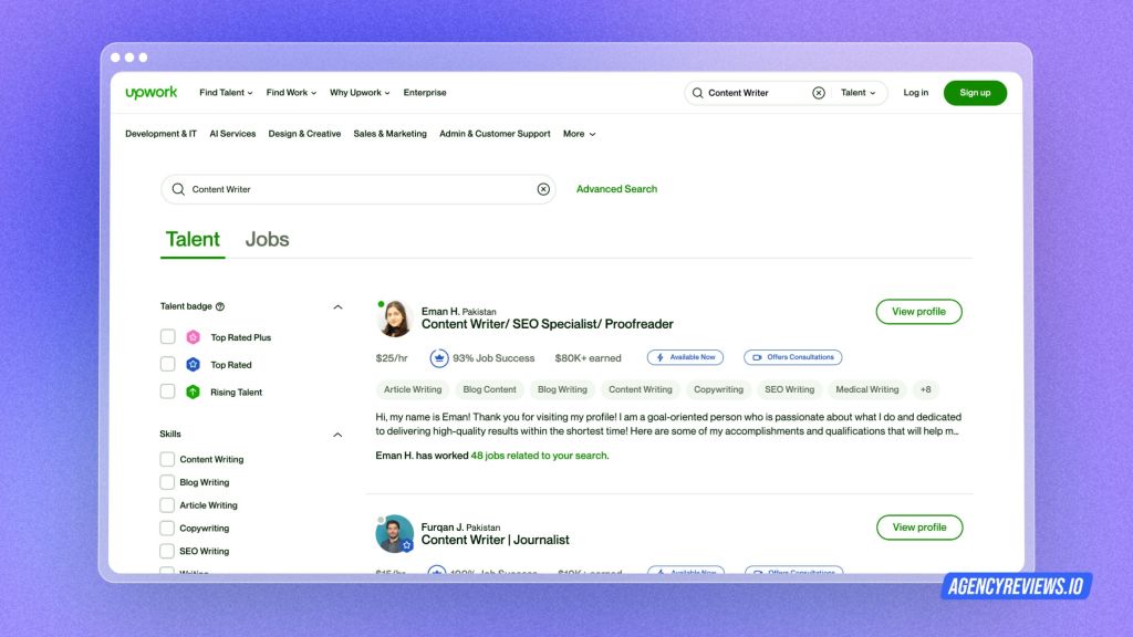 Content writing Freelancer